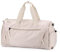 Reisetasche Damen Herren, Vaschy 20 Zoll Groß Handgepäck Tasche Duffle Bag Sporttasche Overnight Duffel Taschen für Frauen Männer mit Schuhen Fächer Gepäck Hülle für Reisen Fitnessstudio Yoga Khaki