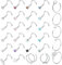 DGUSO 20G Nasenpiercing Steck, 29 Stück Nostril Piercing Stecker Set, Nasenstecker Silber Piercing Nase, Nasenpiercing Set, Nasenpiercing Schmuck für Damen Herren