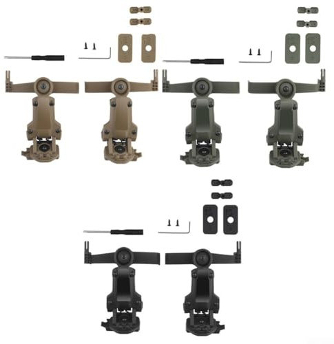 Helmschienen-Adapter für COMTAC III Headset, Wärmeableitung und einfaches Tragen (Schlamm)