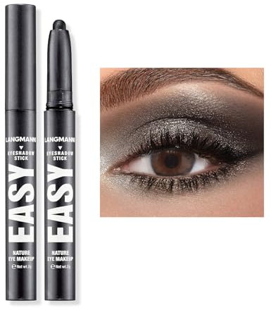 Lidschatten-Stift, Wasserfester Langanhaltender Lidschattenstift, Cremig-Mattes Augen-Makeup-Set, Natürliche und Schimmernde Farbtöne Konturenstift, Perfekte Geschenke für Frauen (#23)