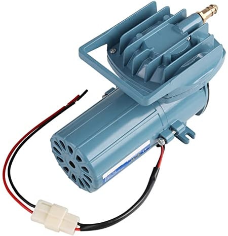 sauerstoffpumpe teich 12v,DC 12V 35W Luftpumpe Belüfter für Fischteich Aquakultur Aquarium Zubehör Werkzeug Luftpumpen Aquarium Belüfter Pumpe