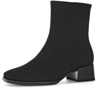 Gabor Damen Klassische Stiefeletten, Frauen Stiefeletten,Booties,halbstiefel,Kurzstiefel,uebergangsschuhe,schwarz (Micro),37 EU / 4 UK