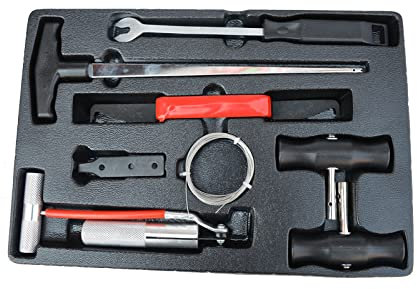 7 pièces Outil de retrait de verre à vent Entretien Tuyauterie Véhicules à moteur Retrait rapide Pare-brise Opération