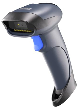 NetumScan 1D 2D QR Barcode Scanner 2.4G Wireless USB Wired Barcode Reader Scan DataMatrix Compatible avec Computer Laptop Windows OS PC for Warehouses Supermarket M8