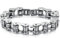 Mens Bike Bracelet Stainless Steel Chain Bracelet Bangle Link Chain Jewelry Creative