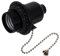 KITANDOVE Douille De Lampe Avec Chaînette En Métal Noir Pour Lampes De Table Ventilateurs De Plafond Et Plafonniers