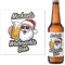 Weihnachtsbier Bierflaschen Etiketten personalisiert Biergeschenk Geschenk Weihnachten Nikolausgeschenk Flaschenetikett Weihnachtsgeschenke für Männer Bieretiketten 2 Stück | 9x9 cm