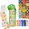 DENZ Custom Sports Water Bottle, Creative Water Flavour Pod with Fragrance Accessories, 0 Sugar Flavours Fruit Taste Pods, Sports, Travel, Outdoor Activities