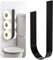 Toilettenpapierhalter Ohne Bohren, Klopapier Aufbewahrung, Klorollenhalter Schwarz, Toilet Paper Holder Papier Aufbewahrung für 3 Rollen, Ersatzrollenhalter Toilettenpapier