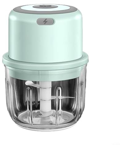 Mini picadora de alimentos inalámbrica, eléctrica, procesador de alimentos y licuadora para hoja de acero inoxidable, carga USB, portátil, verduras, frutas, carne, ajo, cebolla, picador, utensilio de