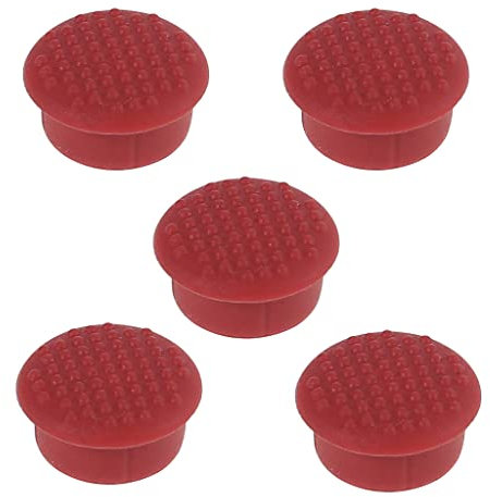 DIIOOMIEEU 5 Pieces Red T460 Rubber Keyboard Mouse Red for Laptop Small