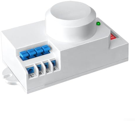 Interrupteur d'éclairage à détecteur de mouvement à micro-ondes, contrôle automatique à 360 degrés, lumière intelligente, capteur de présence du corps humain, 220 V, 5,8 G