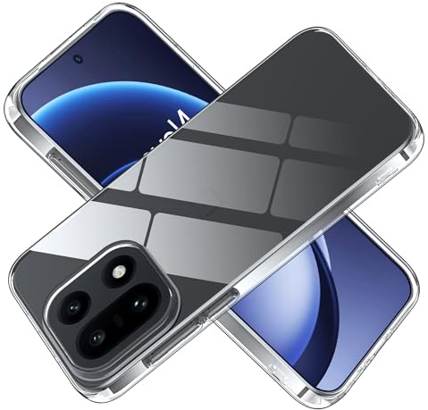 Fitudoos Hülle für Oneplus 15,Soft Schutzhülle Liquid Silicone hülle,Hochwertiges Silikon Premium TPU Handyhülle für Oneplus 15 -Transparent.