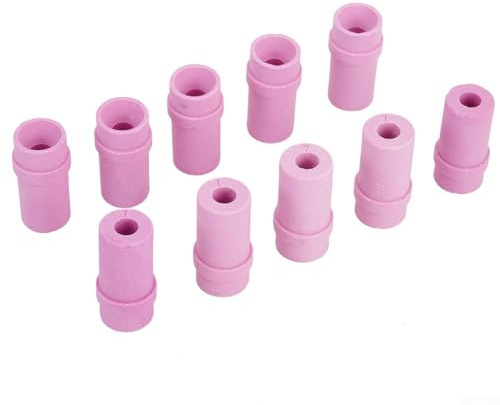 babominimer Sandblaster Ceramic Nozzle Tip Set, 10pcs Long Lasting Air Siphon Sand Blasting Tips for 4.5mm-7mm Bore, Replacement Parts for Machinery and Industrial Equipment S(7mm)