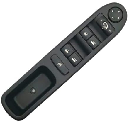 Eléctrica Ventana Interruptor Para Peugeot 307 CC 2003-2006 Interruptor Control Ventana Eléctrica Botón Elevalunas 6554.KT 6554.E4 Interruptores Pulsador(Front Left)