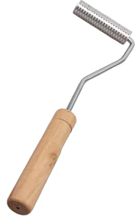 YUSSEQDD Fiberglas Rollenwerkzeug, Blasenpaddelwerkzeug, außergewöhnlich praktische und leichtgängige Fiberglas Rolle aus Aluminiumharz, Laminier Farbsets, Holz, 25 x 75 mm