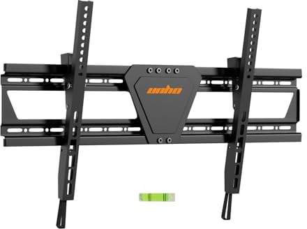 UNHO Supporto TV da Parete Staffa TV per 30-75 Pollici Inclinabile Robusta | Ultra Sottile, Stabile Resistente Fino a 40 kg, Max VESA 600x400 mm, Ottimizzare Spazio