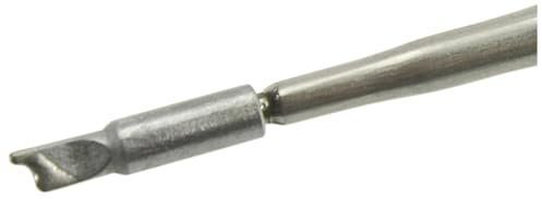 JBC Lötspitze Serie C210, Sonderform, C210029/Ø 1,5 mm, Hohlkehle, abgeschrägt C210029 (2210 AD2210 C210 Loetkartusche Loetpatrone Loetspitze Lötkartusche Lötpatrone T210-A)