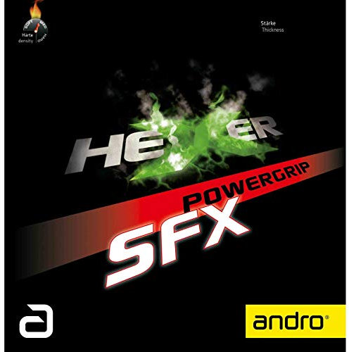 andro Belag Hexer Powergrip SFX, 2,1 mm, rot