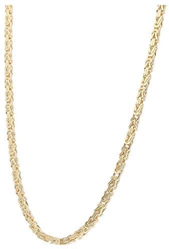 Luigi Merano Kette Königskette, Massiv, Gold 375 Gold, 50 Cm 375 Gelbgold