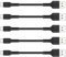 0.1m Cable USB C Corto [5Pack], Cable USB A a USB Tipo C Carga Rápida y Sincronización Cable USB C Android Auto para Samsung Galaxy A12/A32/M12/S20/S21, Xiaomi Redmi 9A/9C/Poco X3, Note 10/9/8