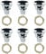 Toifucos 6 Pack Solar Wine Bottle Lights, 2M 20 LEDs Solar String Fairy Lights Outdoor Waterproof Solar Diamond Cork Lights for Wedding Holiday Garden Patio Pathway Outdoor Decor Lamp