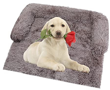 Vinnykud Couchkissen für Hunde und Katzen Plüsch Hundematte Grosse Hundebett Hundesofa Wasserfeste Unterseite Hundedecke Sofaschutz mit Reißverschluss Hundedecke Waschbar Kofferraumschutz