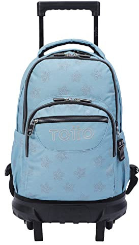 Totto Unisex Jugend Rucksack Rue Bomper Ream Rollen, blau, Einheitsgröße