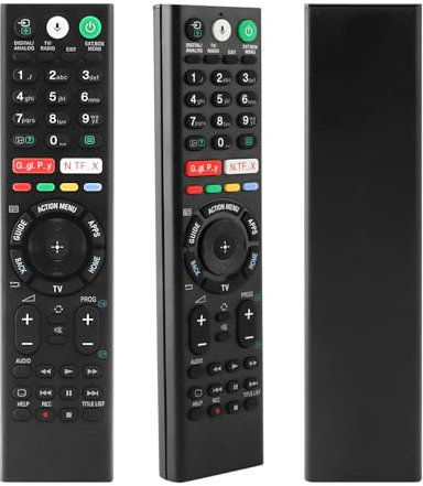 YiBiChin Sostituzione RMF-TX310E Telecomando Vocale per Sony Bravia Smart LED LCD TV, Compatibile con Sony Smart Android TV KD-43XE8004 KD-43XF8505 KD-49XE8096, con Google Play e NETFLIX Pulsanti