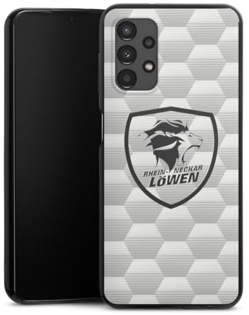 DeinDesign Slim Case extra dünn kompatibel mit Samsung Galaxy A13 4G Silikon Handyhülle schwarz Hülle Rhein-Neckar-Löwen Handball Logo