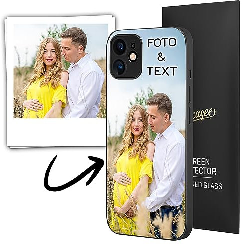 PICASEE Apple iPhone 13 Pro Max Hülle - Personalisierte Handyhülle für Apple iPhone 13 Pro Max Case | Handyhülle selber gestalten mit Fallschutz 5m - personalisiert Ultimate Handyhülle + Foto