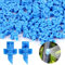 BETESSIN 100pcs Aspersores Riego por Goteo Sistema Pulverización 90º Boquillas Goteo Riego Aspersor Sistema Nebulizador para Jardín Huerto Agricultura
