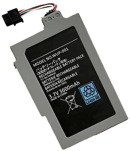 Ukkipower 3.7V 3600mAh/ 3000mAh Ersatz Akku Für Wii U Gamepad ARR-002 WUP-002 WUP-012 WUP-010 Wii U Gamepad (WUP-010)
