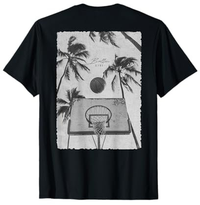 Basketball Hip Hop Urban Edgy Y2K Backprint Streetwear T-Shirt