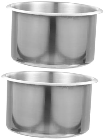 Mobestech Einbau Getränkehalter Aus Edelstahl Für Auto Wohnmobil Boot Und Nutzfahrzeug Passend Für Cola-Becher Und Trinkbecher Einfache Installation 2Er Set