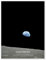 Earthrise - Apollo 8 Poster von NASA 60 x 80 cm Schwarz Wandbilder Wanddeko