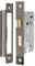 Infinity Decor Fire Rated Black Nickel 3 Lever Mortice Bathroom Lock 65mm, CE Approved Reversible Catch for Internal and External Doors