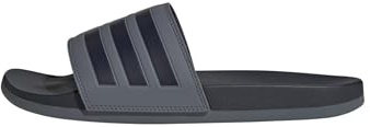 adidas Unisex Adilette Comfort Slides, onix/legend ink/legend ink, 44.5 EU
