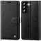 CASBST Handyhülle für Samsung Galaxy S22 Hülle,Hochwertig Lederhülle Schutzhülle Klappbar mit Kartenfach Standfunktion Magnet für Galaxy S22 Klapphülle Handytasche Flip Case für Samsung S22 Schwarz