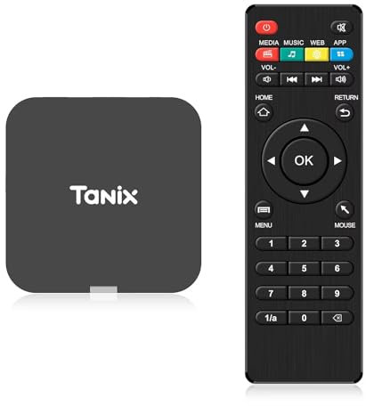 Android TV Box 10.0, Android Box 2 GB RAM 16 GB ROM, Allwinner H313 Quad-Core Arm Cortex A53, supporto USB e WiFi compatto 4k TV Box Android