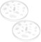 POPETPOP 2pcs Microwave Safe Foldable Popcorn Bowl Lid Versatile Popcorn Container Cover for and Cleanup Fits Bowls for Home Movie and Parties