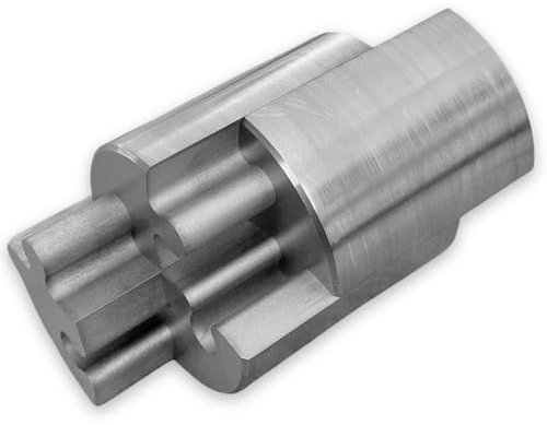Zylinder Puzzle aus Edelstahl – 4-teiliges Null-Toleranz Präzisionsobjekt, EDM-gefertigt – Hochwertiges Fidget Toy für Technikliebhaber & Minimalisten – Schreibtisch Deko & Geschenk, 260 g