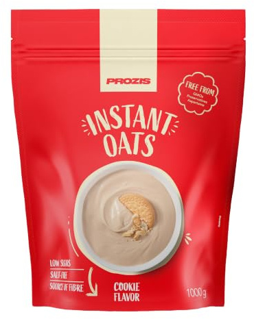 Prozis Avena Istantanea in Polvere - 1000 gr, multi gusti a scelta (1000 gr, biscotto e crema)