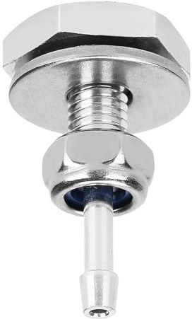 Eacam Mamelon Universel de Tuyau de Suralimentation en Silicone pour Turbocompresseur, avec Raccord de Jauge VAC, pour Tuyau de 4mm de Diamètre Intérieur