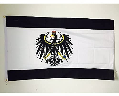 Willkommensflagge Königreich Preußen 1701-1918 Preußisch Rasenbanner Garten Flagge Hochzeitsdekoration Für Clubs Feiertagsdekoration 90X150 Cm