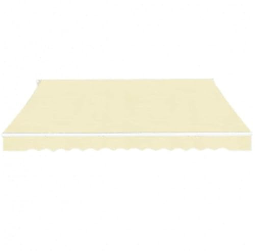 Braccio articolato 600 cm bianco crema – Telaio in alluminio con rinforzo in metallo e tessuto rivestito in PU – Tenda da sole per protezione solare e comfort