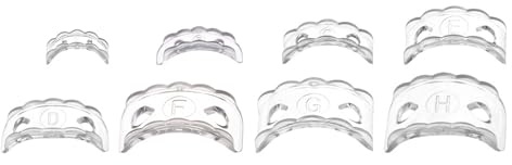 8 Pack Multifuntional Rings Size Adapters Soft Silicone Inserts Assorted Sizes Adjusters for Various Types Size Adjuster