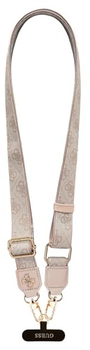 CG MOBILE Guess Universal Crossbody verstellbares 4G PU-Lederband und Haltegurt-Patch (Rosa)