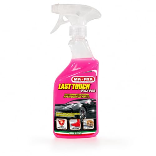 Cera Auto Liquida Spray Effetto Specchio con Carnauba per Lucidare e Proteggere Carrozzeria, Cera Protettiva per Auto Senza Siliconi, Utilizzabile su Vernici Vetri e Plastiche 500 ml