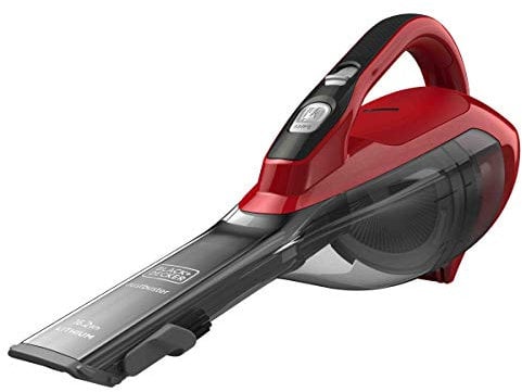 BLACK+DECKER, Aspirabriciole Senza Fili Potente, Batteria Litio Bocchetta Aspirante Estendibile, Grigio E Rosso. DVA315J-QW